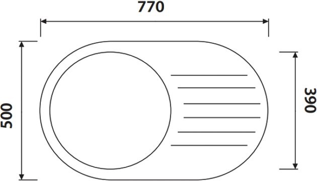 Мойка кухонная Kaiser KGM-7750-W белая
