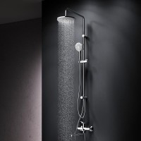 Душевая стойка AM.PM X-Joy F40885A94 со смесителем