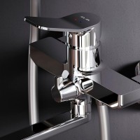 Душевая стойка AM.PM X-Joy F40885A94 со смесителем