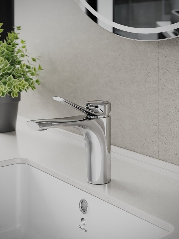 Смеситель для раковины Orange Organic M27-021cr хром