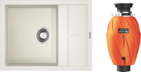 Комплект Мойка Omoikiri Sumi 65 белая + Измельчитель Nagare 1000 Комплект Мойка Omoikiri Sumi 65 белая + Измельчитель Nagare 1000