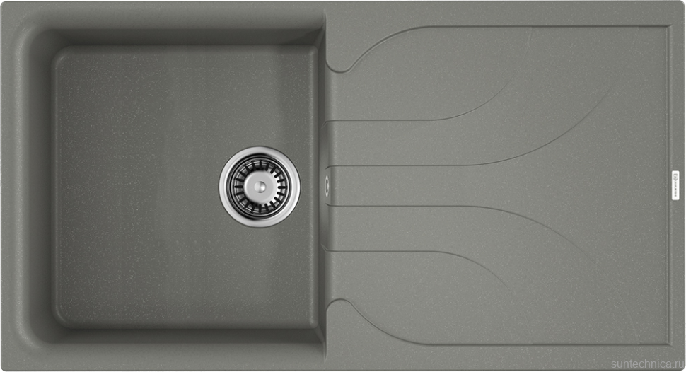 Комплект Мойка Omoikiri Yasugata 100-GR leningrad grey + Измельчитель Nagare 750