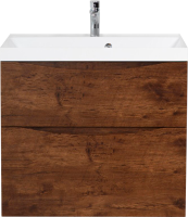 Тумба с раковиной BelBagno Marino H60 rovere moro, 70 см
