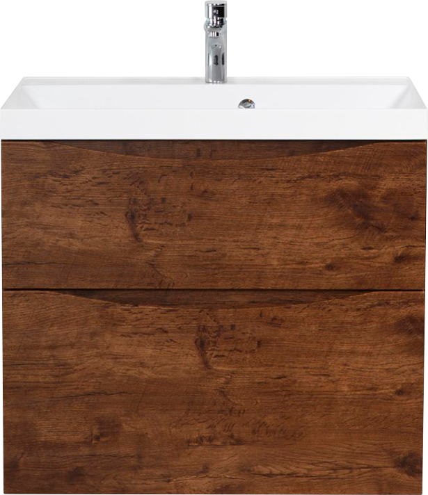 Тумба с раковиной BelBagno Marino H60 rovere moro, 70 см