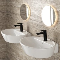 Смеситель для раковины Paini Nove 09YO205ME черный Смеситель для раковины Paini Nove 09YO205ME черный