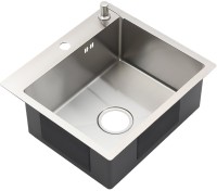 Комплект Мойка Melana ProfLine MLN-R5045H+дозатор сатин + Измельчитель Bone Crusher BC 810-AS