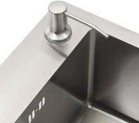 Комплект Мойка Melana ProfLine MLN-R5045H+дозатор сатин + Измельчитель Bone Crusher BC 810-AS
