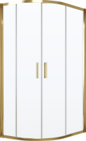 Душевой уголок Vegas Glass ZS-F Tur Novo 110*100 09 01 профиль золото, стекло прозрачное