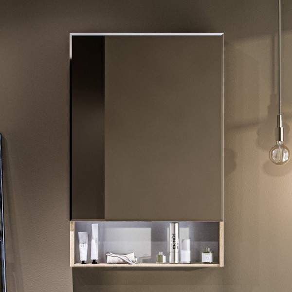 Зеркало-шкаф 1MarKa Mira 60 дуб сонома