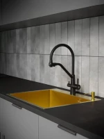 Мойка кухонная РМС MR-6050G золотая Мойка кухонная РМС MR-6050G золотая