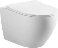 Комплект Унитаз подвесной Vincea Esse + Звукоизоляция Geberit + Инсталляция Duofix Delta 458.163.21.1 с кнопкой смыва, хром