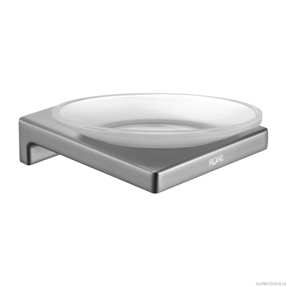 Мыльница Rose RG1803T пепельный