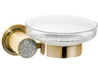 Набор Стакан Boheme Royal Cristal 10924-G + Мыльница 10923-G