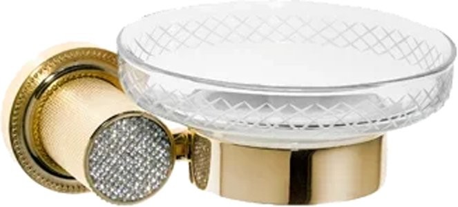 Набор Стакан Boheme Royal Cristal 10924-G + Мыльница 10923-G