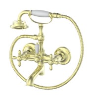 Смеситель для ванны с душем Wonzon & Woghand Retro WW-88639020-PG глянцевое золото