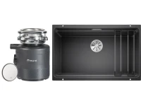 Комплект Мойка Blanco Etagon 700-U антрацит + Измельчитель Bort Alligator X Комплект Мойка Blanco Etagon 700-U антрацит + Измельчитель Bort Alligator X