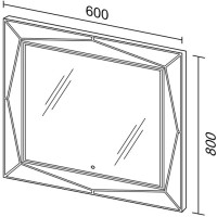 Зеркало Sanvit Геометрия 60