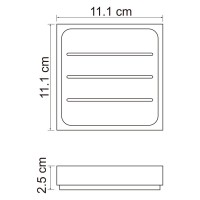 Набор Стакан Wasserkraft Leine K-3828 + Мыльница K-3829 Набор Стакан Wasserkraft Leine K-3828 + Мыльница K-3829
