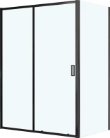 Душевой уголок RGW Classic CL-48B+100 см (148,5x151,5)x100x185 профиль черный, стекло прозрачное