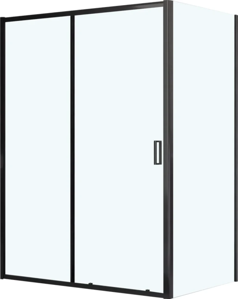 Душевой уголок RGW Classic CL-48B+100 см (148,5x151,5)x100x185 профиль черный, стекло прозрачное