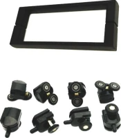 Душевой уголок RGW Classic CL-48B+100 см (148,5x151,5)x100x185 профиль черный, стекло прозрачное