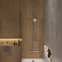 Душевая стойка Jacob Delafon Aleo 2.0 E26809-CP
