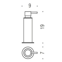Дозатор Colombo Design Mini B9342.OM матовое золото