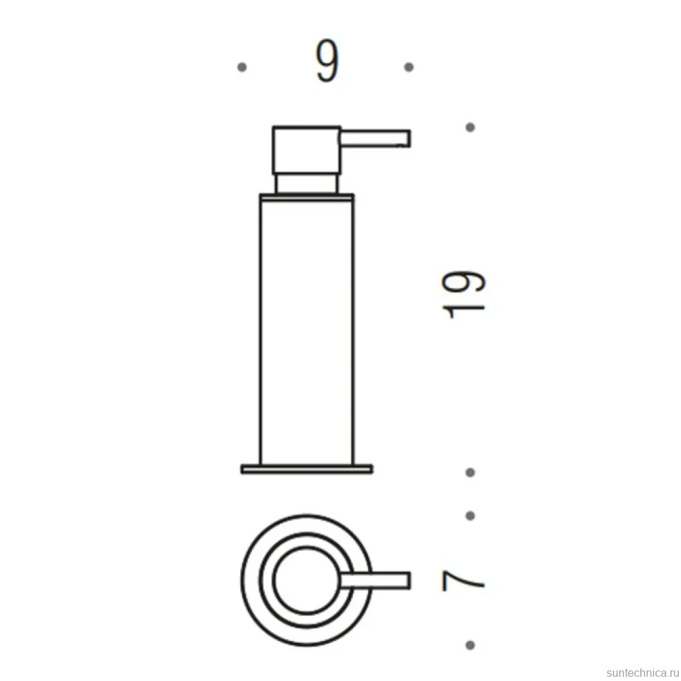 Дозатор Colombo Design Mini B9342.OM матовое золото