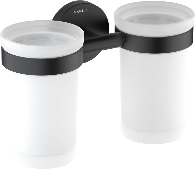 Набор Стакан AQUATEK Европа AQ4117MB + Мыльница AQ4103MB