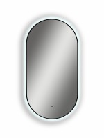 Зеркало CONTINENT Led Cairo 70х120 см, бесконтактный сенсор, с холодной подсветкой