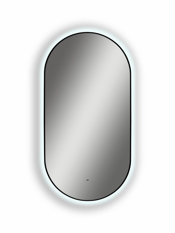 Зеркало CONTINENT Led Cairo 70х120 см, бесконтактный сенсор, с холодной подсветкой