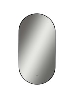 Зеркало CONTINENT Led Cairo 70х120 см, бесконтактный сенсор, с холодной подсветкой