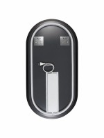 Зеркало CONTINENT Led Cairo 70х120 см, бесконтактный сенсор, с холодной подсветкой