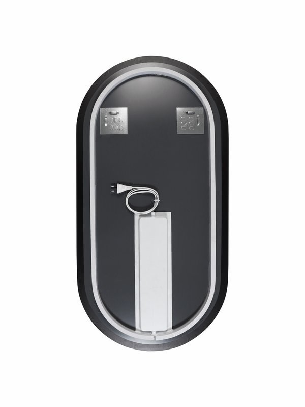 Зеркало CONTINENT Led Cairo 70х120 см, бесконтактный сенсор, с холодной подсветкой