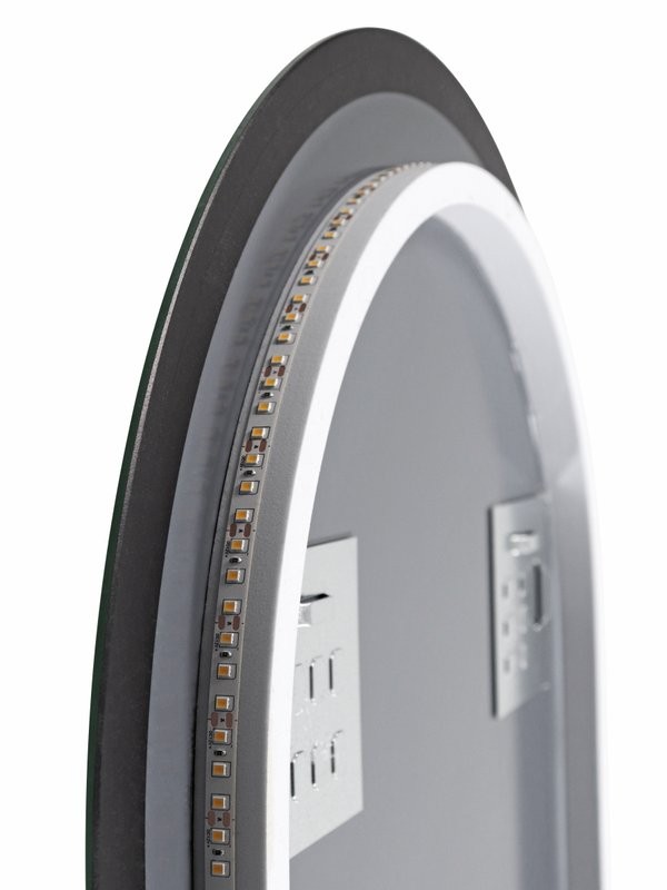 Зеркало CONTINENT Led Cairo 70х120 см, бесконтактный сенсор, с холодной подсветкой