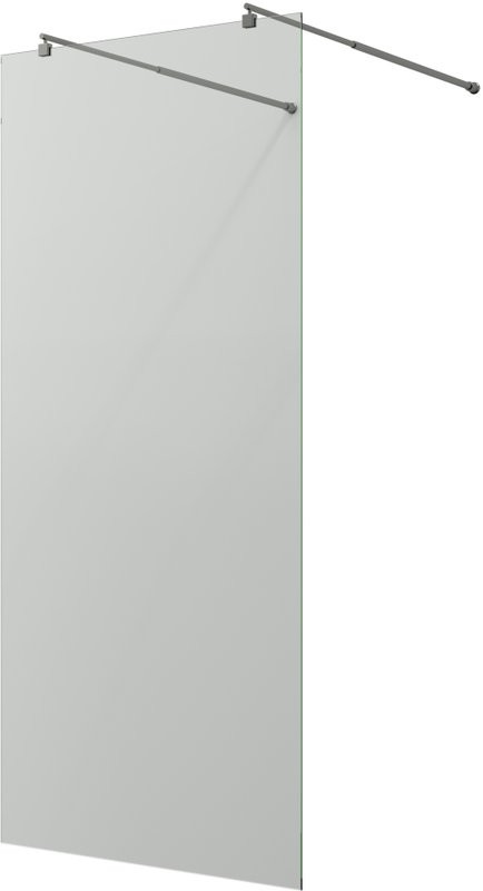 Душевая перегородка Wasserkraft Vechte 60W 60W44GR 100 см, стабилизатор графит, стекло прозрачное