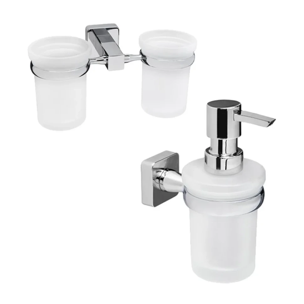 Набор Стакан Wasserkraft Lippe K-6528D + Дозатор K-6599