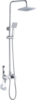 Душевая стойка Haiba HB2416 с гигиеническим душем, хром