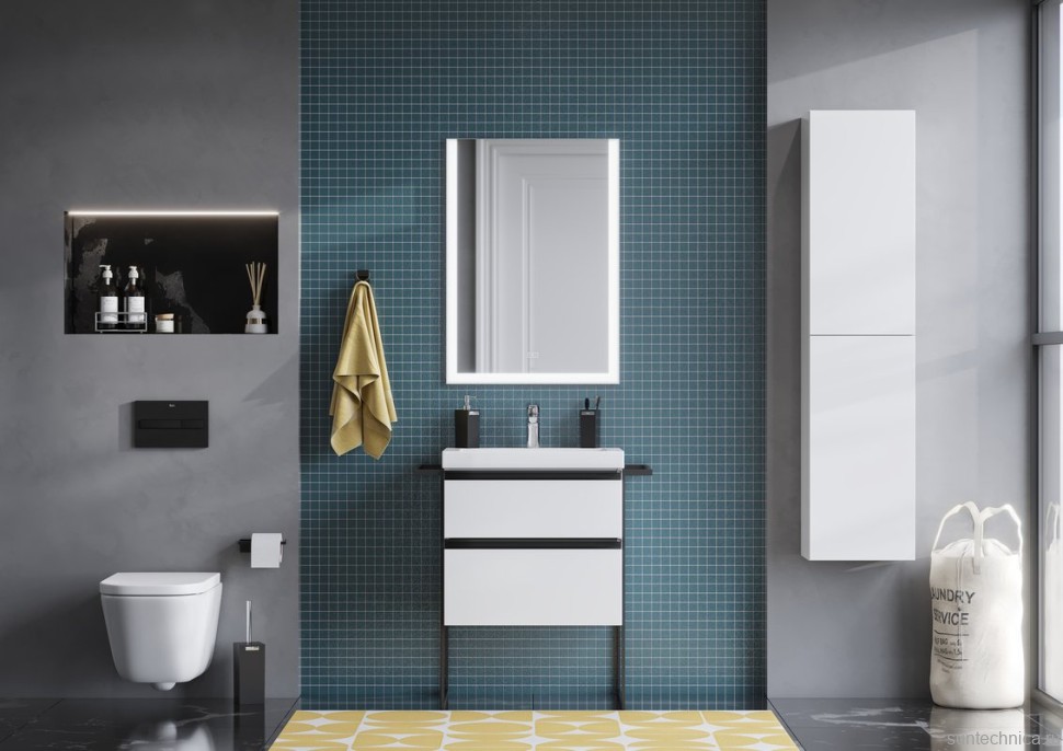 Мебель для ванной комнаты Roca Domi 60 белый глянец