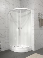 Душевая кабина Triton Ультра А 80х80 см, глянцевая белая