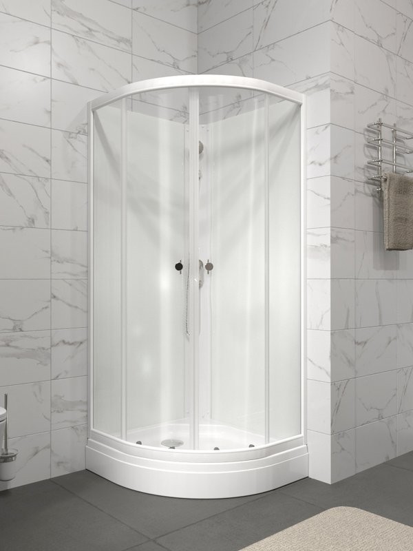Душевая кабина Triton Ультра А 80х80 см, глянцевая белая