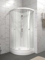Душевая кабина Triton Ультра А 80х80 см, глянцевая белая