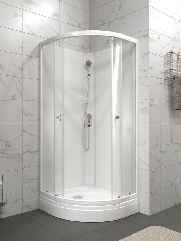 Душевая кабина Triton Ультра А 80х80 см, глянцевая белая