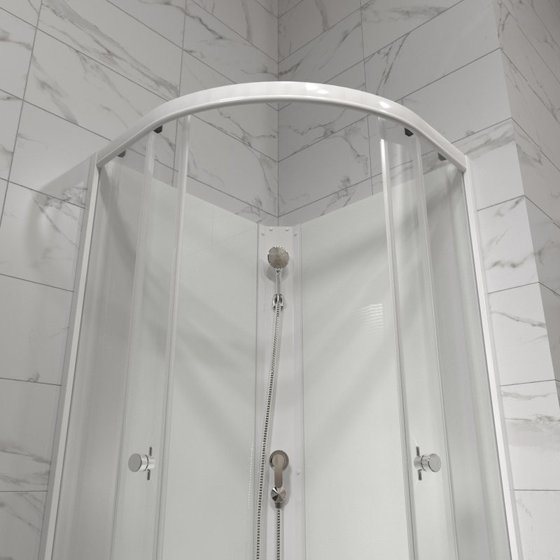 Душевая кабина Triton Ультра А 80х80 см, глянцевая белая