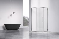 Душевой уголок Vincea Show VSP1-4SH100CL 100x100, профиль хром