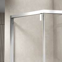 Душевой уголок Vincea Show VSP1-4SH100CL 100x100, профиль хром
