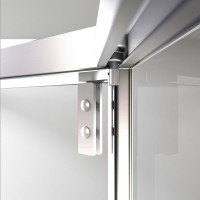 Душевой уголок Vincea Show VSP1-4SH100CL 100x100, профиль хром