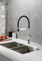 Смеситель для кухни Paulmark Leader Le214101-CR, с гибким изливом, хром