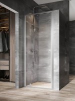Душевая дверь в нишу Ravak Nexty NDOP1-80 профиль сатин, стекло прозрачное