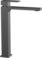 Смеситель для раковины Vincea Cube VBF-1C02GM вороненая сталь